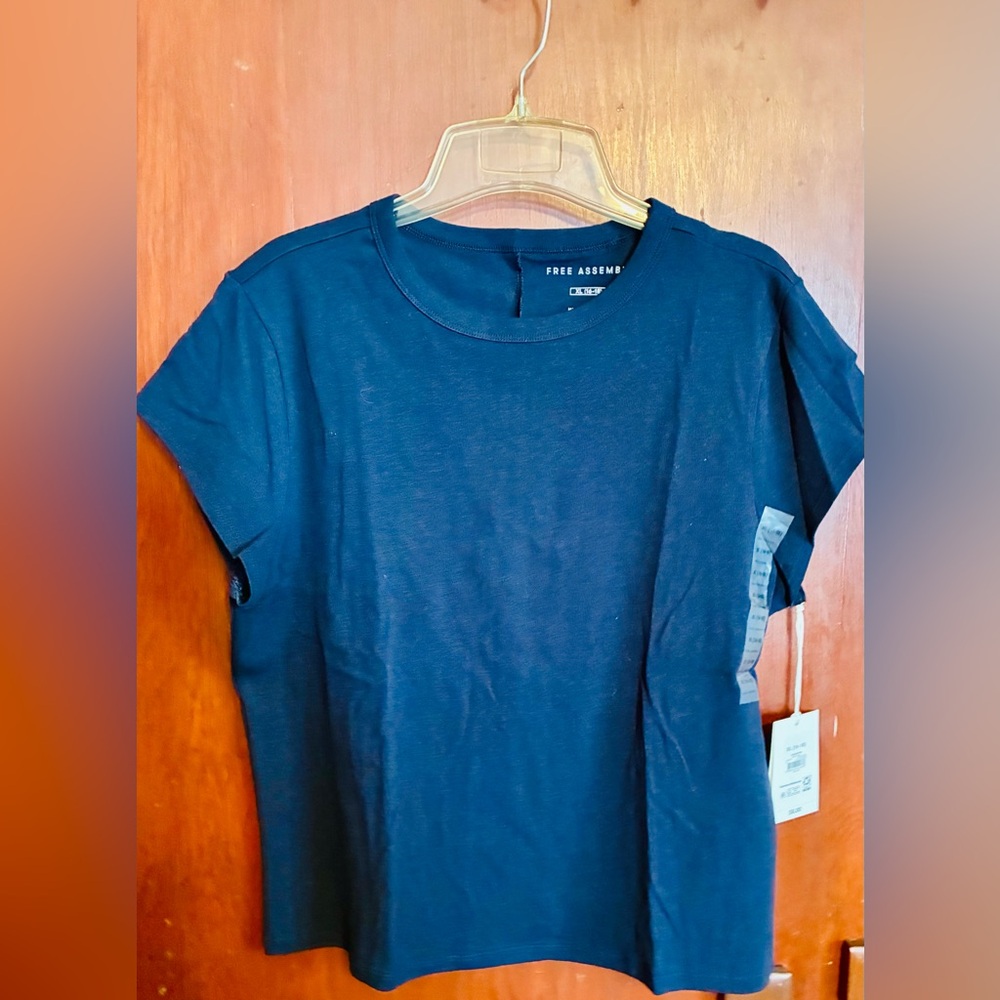 Navy Blue Short Sleeve Tee